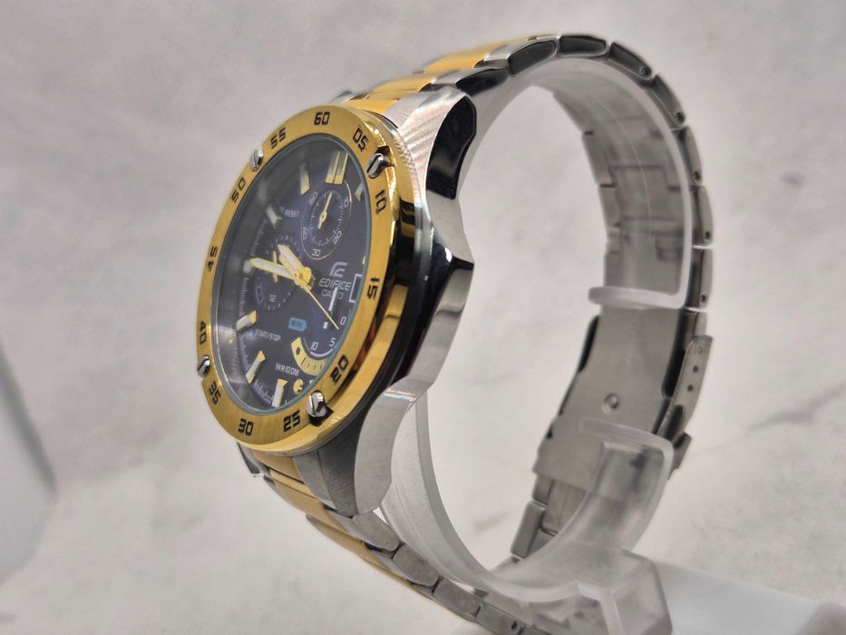 Ceas Sport Casio Edifice EFR 558D blue Black , NOU, Garantie 2ani