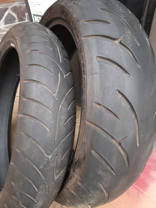 Set Bridgestone Batlax 120/70 ZR 17 si 180/70ZR 17, GT