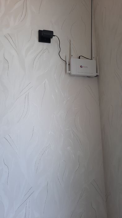 Ustanovka kamera Wifi usilitel Router.