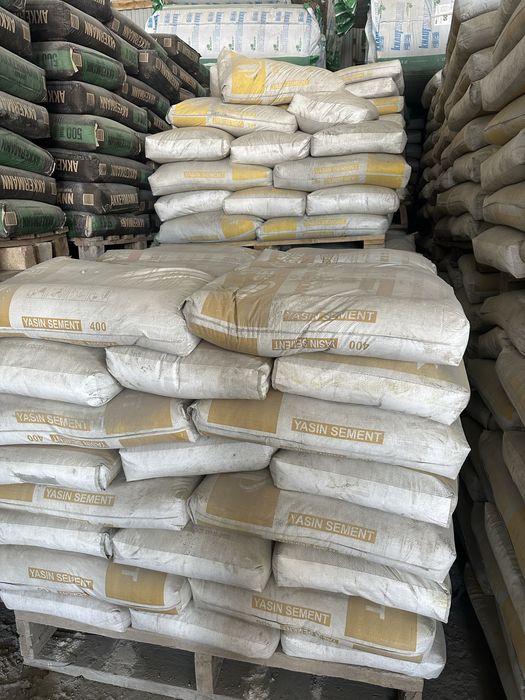 Yasin sement bizda 550+ va 450+ markalar bor, Bepul dastavka