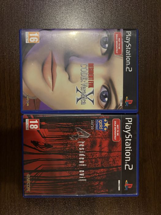 Resident Evil 4 + Resident Evil Code: Veronica X – Capcom Classics (PS2, PAL)