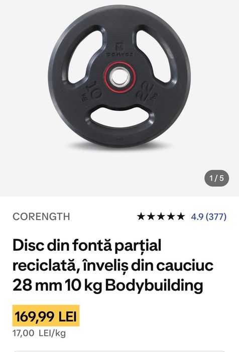 Discuri greutatii