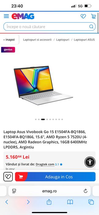 Laptop Asus Vivobook E1504F