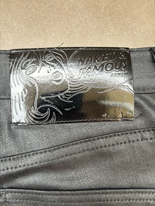Naked & Famous Denim – Black Waxed Jeans