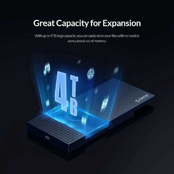 Rack extern ORICO carcasa HDD / SSD de 2.5 inch SATA 3 la USB 3.0