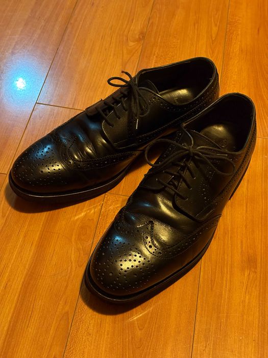 Pantofi model brogue MASSIMO DUTTI ,impecabili mar.42 culoare neagra
