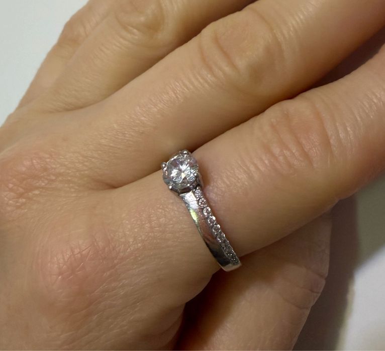 Кольцо, серебро 925