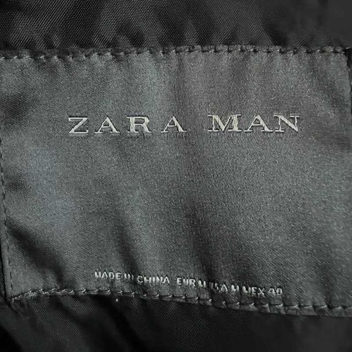 Jachetă Zara Man maro military style marimea M
