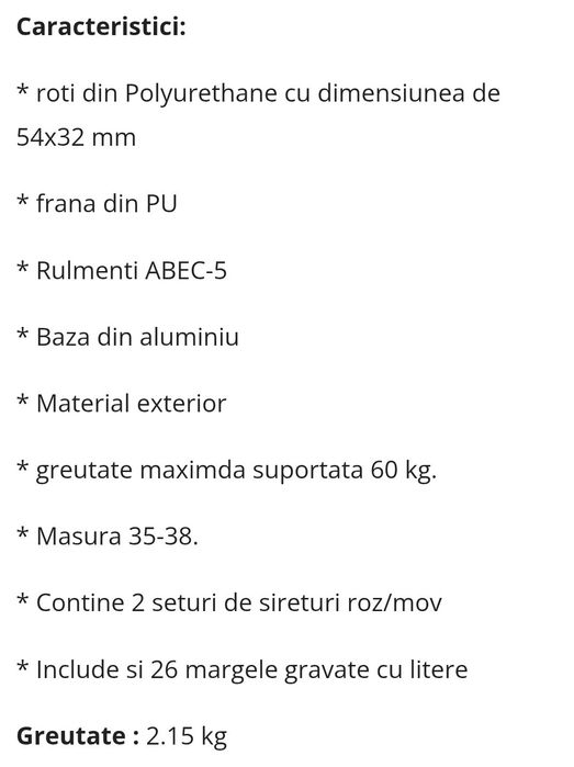Patine cu rotile