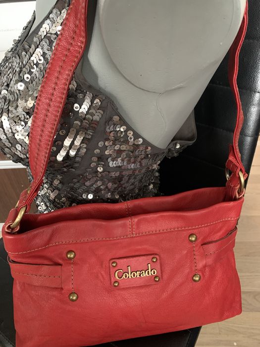 Страхотна маркива дамска чанта естествена кожа