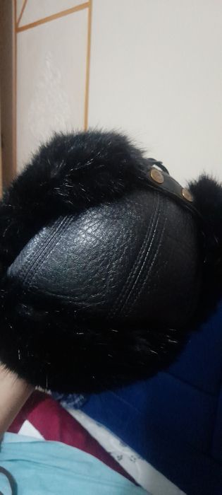 Телпак кожа мехдан янги