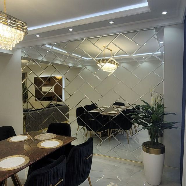 Ромбик Rombik,Тош Ойна кесиш хизмати .интерер Зеркала Мазейка