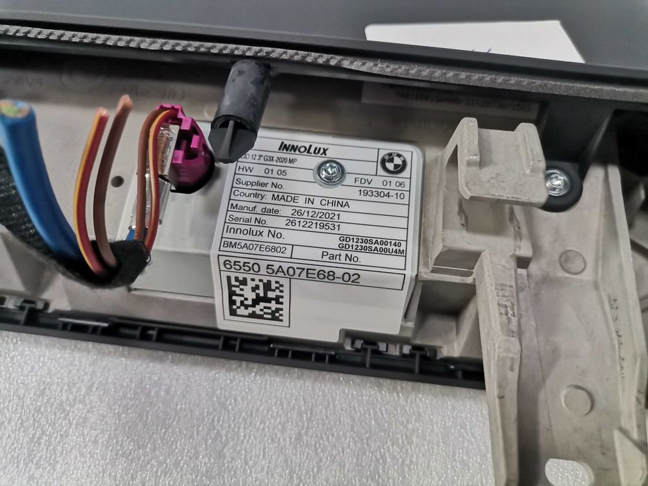 5A07E68 Нов Дисплей BMW Facelift G30 G31 G38 F90 MGU Touch 12.3"