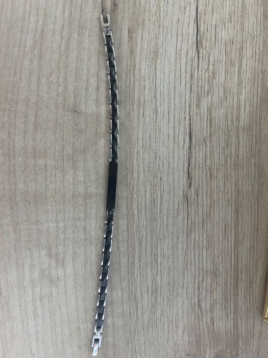 Bratara originala Sector metalica argintiu/negru