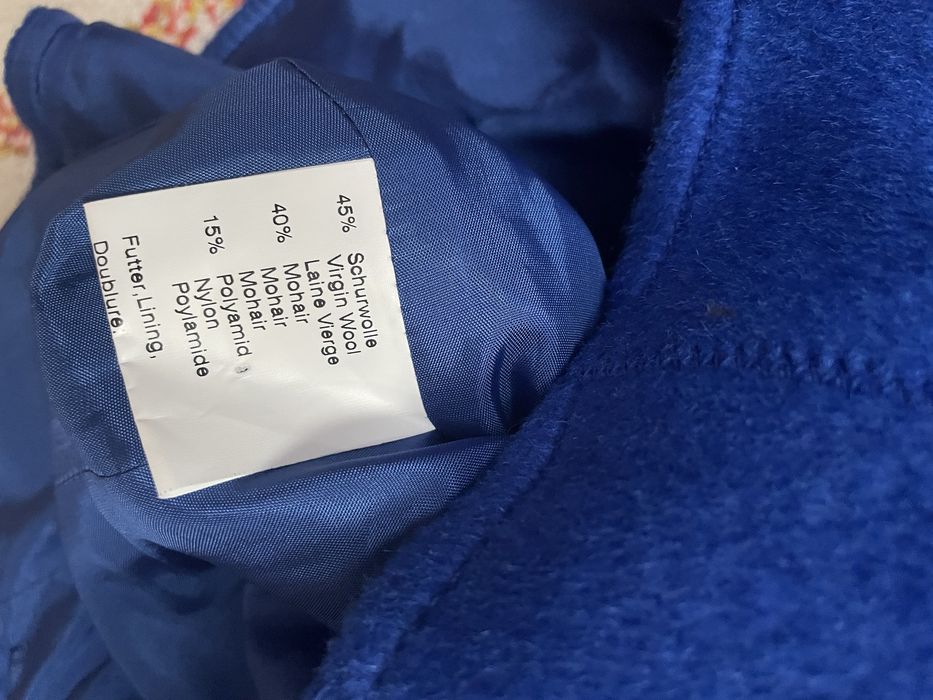 Вълнено късо палто