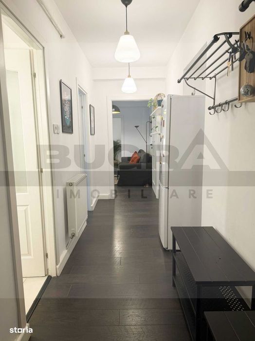 Apartament cu 3 camere la cheie, 56 mp, etaj intermediar, in Centru