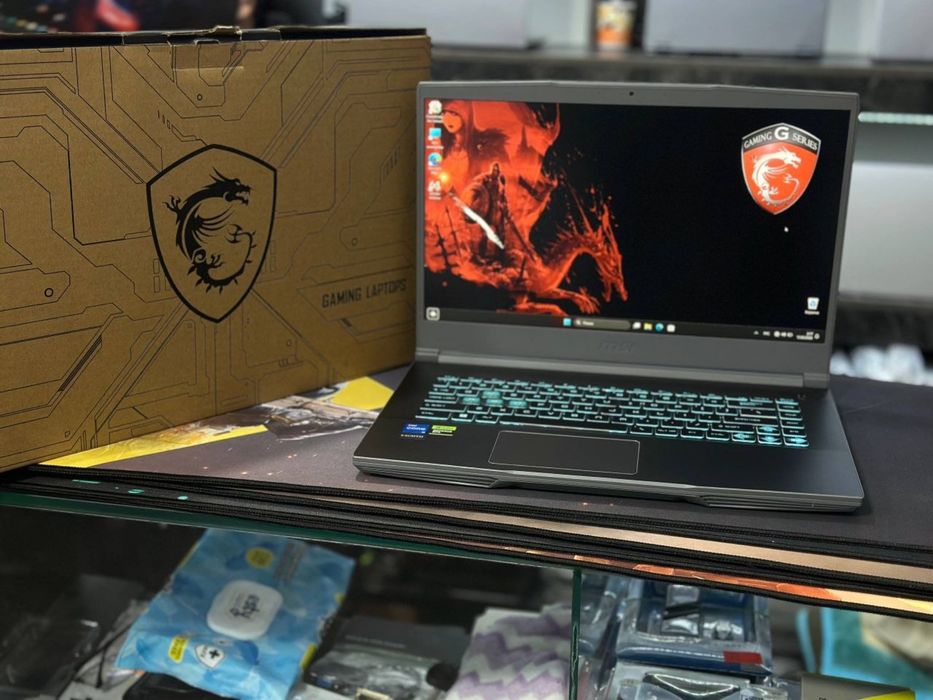 Мощный игравой ноутбук MSI Thin i7-13620H 16/512 RTX4050(6GB)