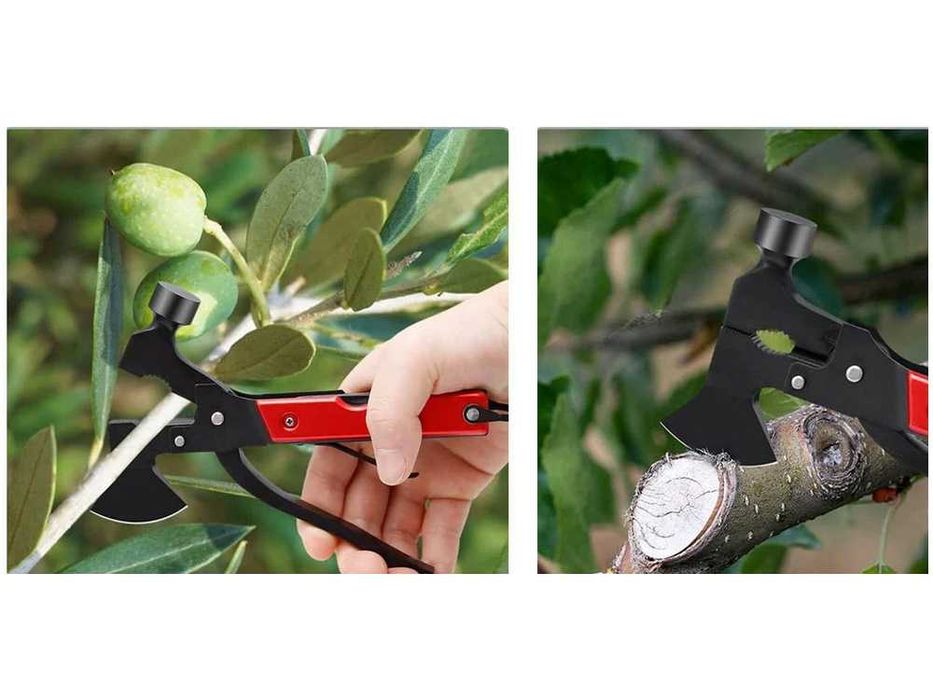 Мултифункционална брадва с чук и клещи - 17 в 1