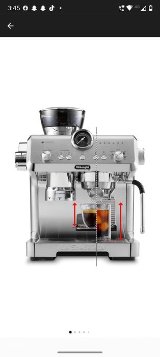 Vând espressor manual De’Longhi La Specialista Opera Nou Nefolosit