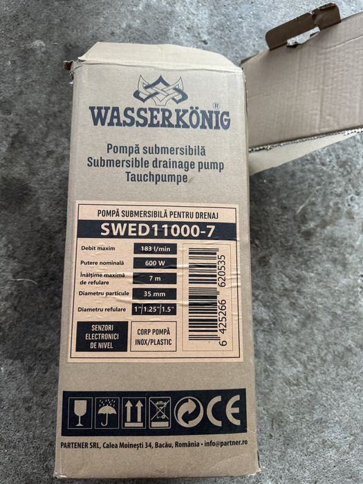 Pompa submersibila apa murdara Wasserkonig