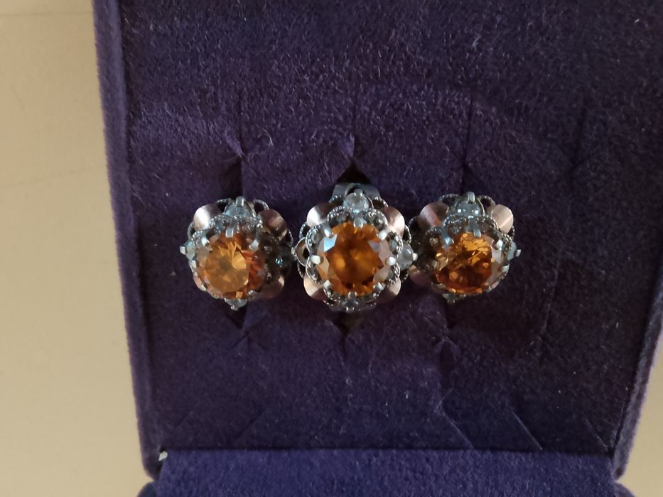 Набор  ЗОЛОТО с серебром 925