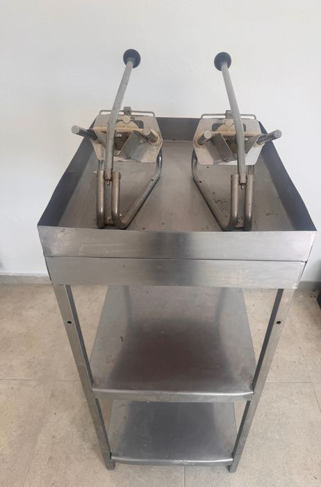 Feliator cartofi /legume+raft inox