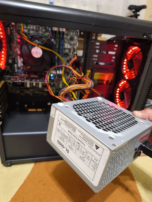 Sursă PC 500W – Inter-Tech SL-500D, testată.