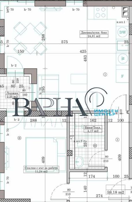 Продава се Двустаен апартамент в Варна, Кайсиева градина - 75 кв.м за 807 €/кв.м - Снимка #2