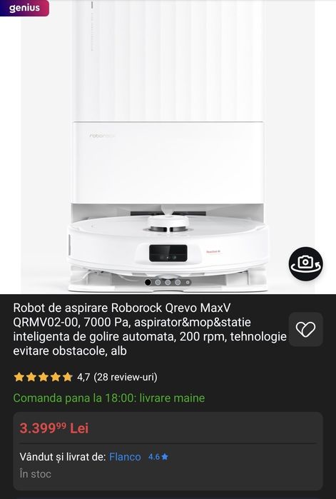 Vând Roborock Qrevo MaxV