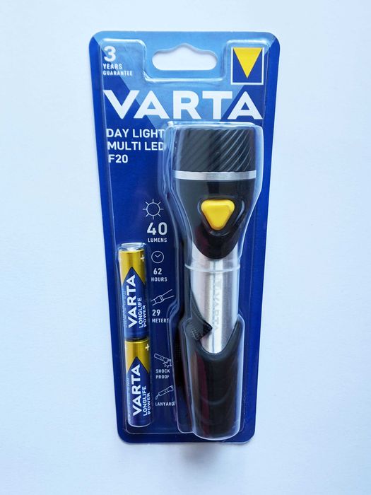 Преносим LED Фенер VARTA - Джобно Фенерче нов