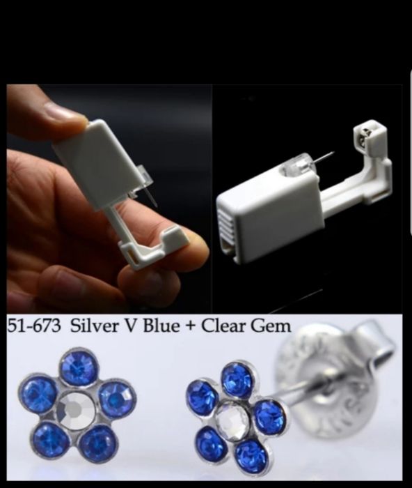 Mini pistol de facut gauri in urechi si nas