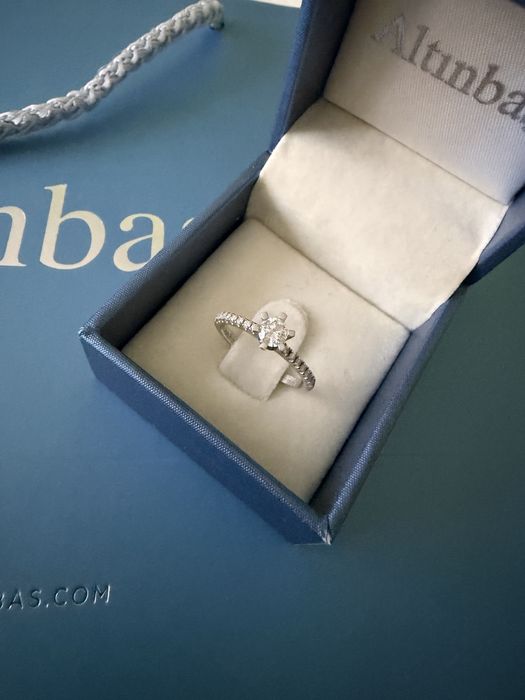 Пръстен Altinbas с Диаманти 0.40ct от Бяло Злато 14K