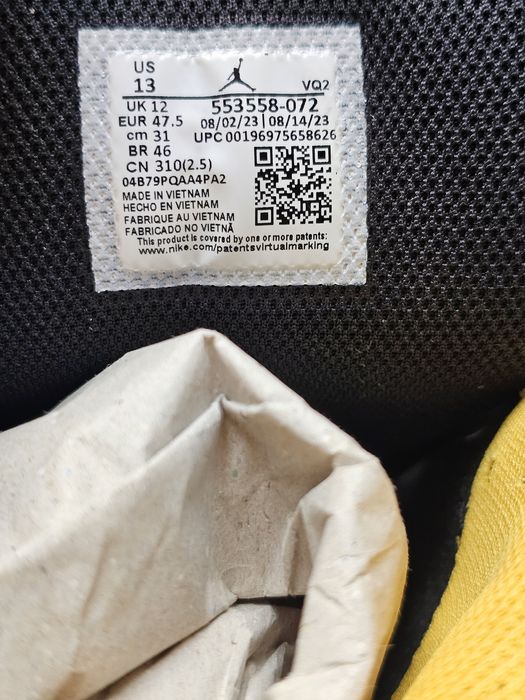 Нови NIKE AIR JORDAN 1 LOW black/yellow ochre-white