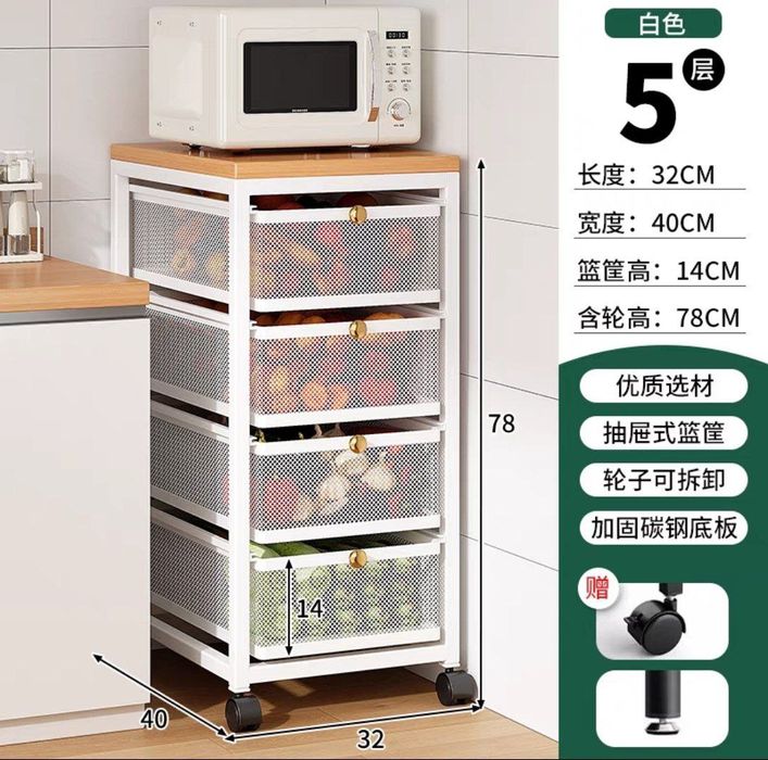 Полка этажерка железная для кухни