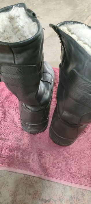 Сапоги мужские кожанные
