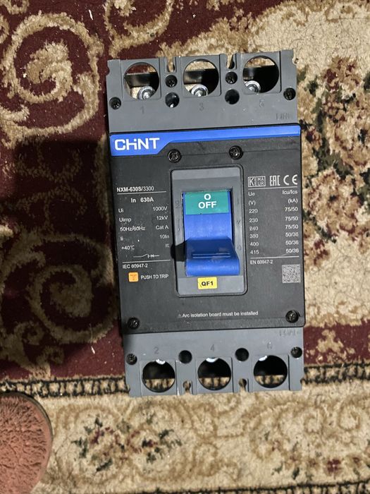 Выключатель автомат 630А новый