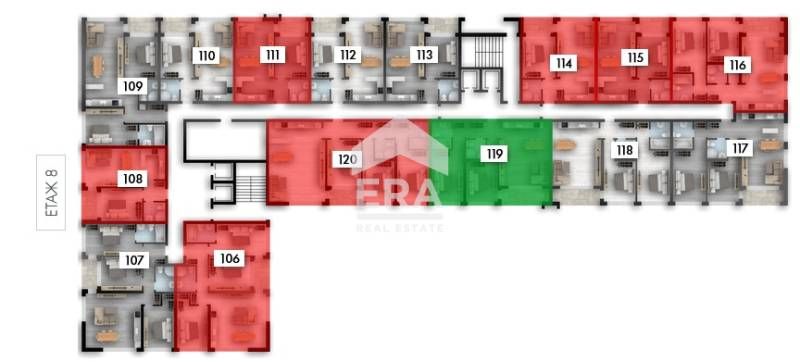 Продава се Тристаен апартамент в София, Люлин 2 - 113 кв.м за 1612 €/кв.м - Снимка #3