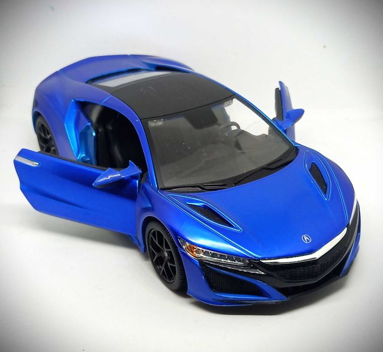 macheta Acura NSX, albastru, Maisto 1/24, stare bună de păstrare