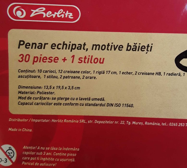 Ghiozdan tip rucsac premium cu penar echipat+ BONUS 10 caiete - 80 Lei