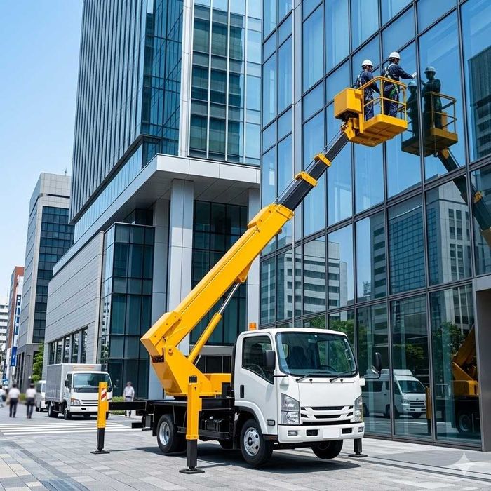 Услуги автовышки 17м Mitsubishi Canter | 24/7 | Нал/Безнал (ИП)