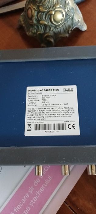 Osciloscop PC 4canale,nou,țiplă OCAZIE.