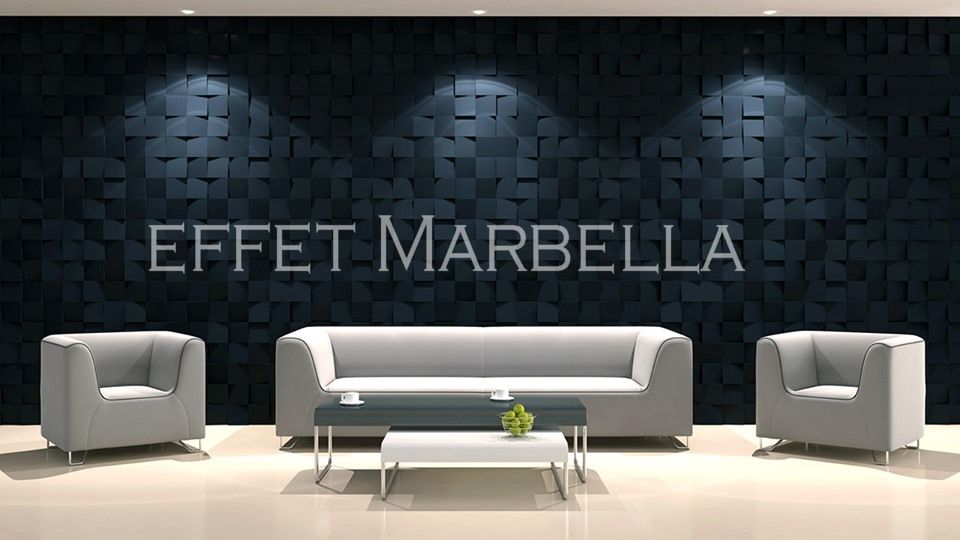 Декоративни 3D панели - 3д гипсови панели, стенни облицовки 0081