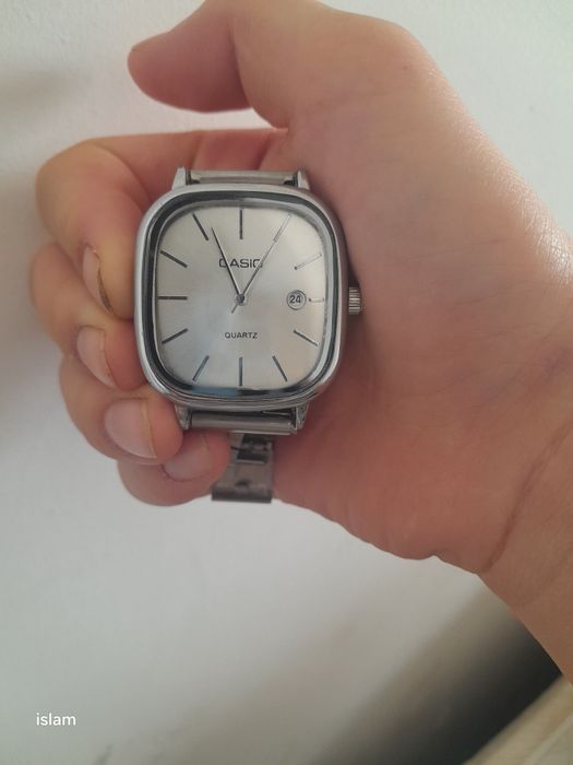 Часы casio серые
