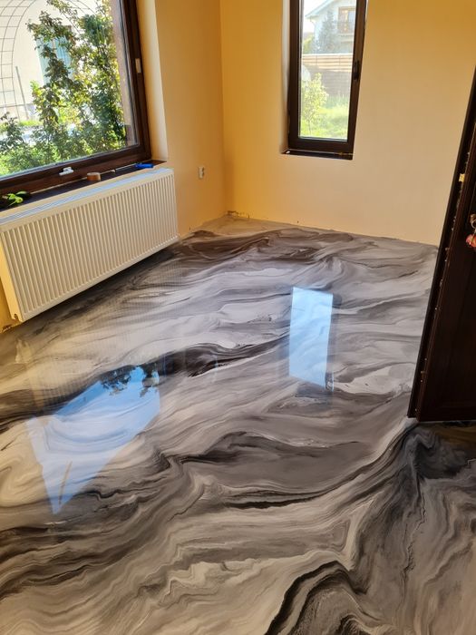 Pardoseli din Rășină Epoxidica, vopsele beton