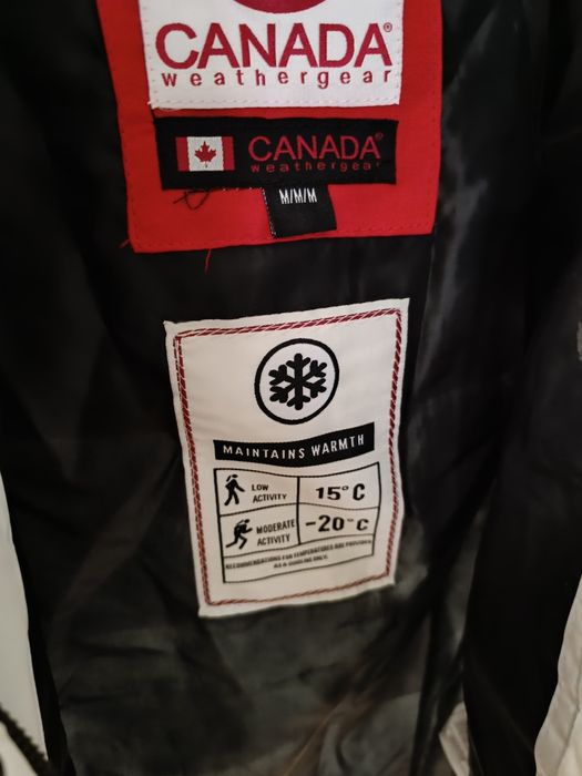 Geaca  noua CANADA alba de iarna femei M