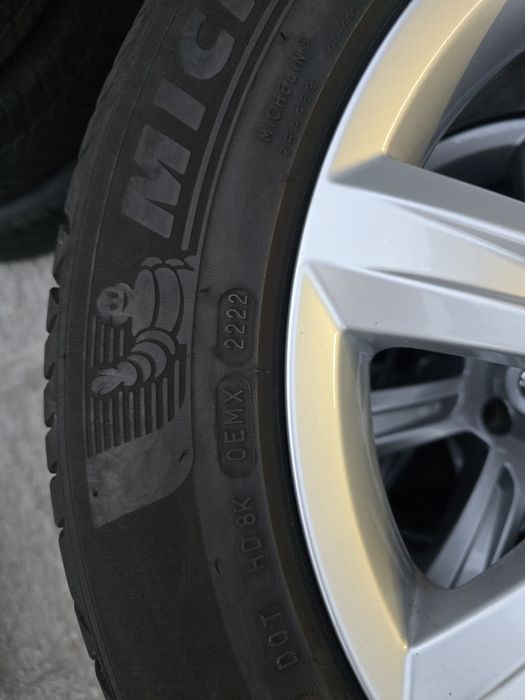 4 Броя 225/55/17 Michelin 2x6,2mm 2x5,8mm