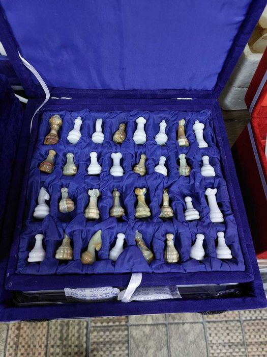 Шахматные Фигурки доска из оникс сувениры