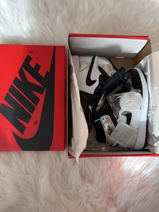 Air Jordan 1 Retro High Silver Toe Full Box Verificare Colet 36-45