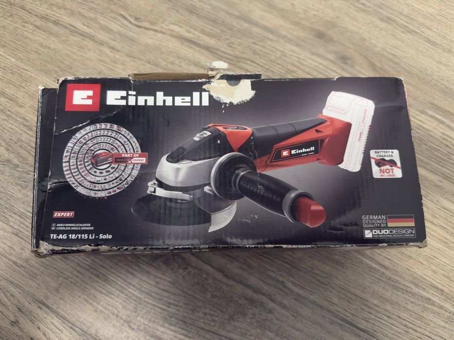 Einhell Акумулаторен ъглошлайф / флекс ЧИСТО НОВ
