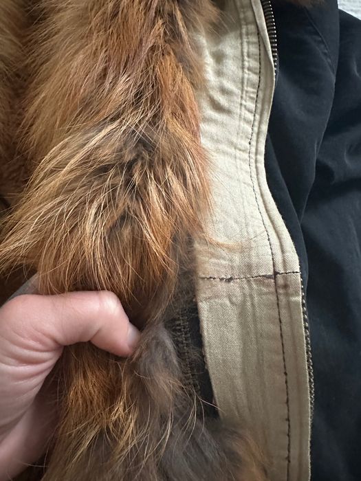 Зимно яке/парка със естествен косъм